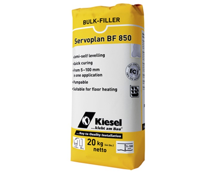 Servoplan BF850 bulk fill & levelling compound