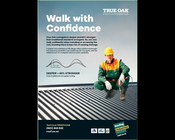 True Oak® Corrugate Roofing and Cladding System