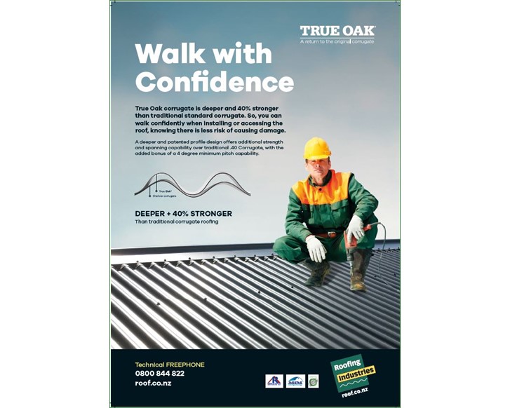 True Oak® Corrugate Roofing and Cladding System