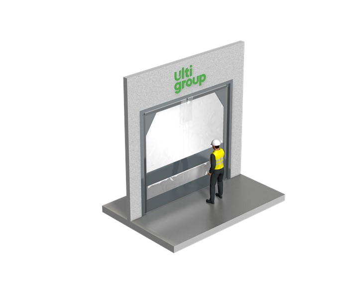 ULTI GROUP 3000 Series Flexible PVC Swing Door