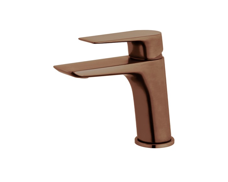 Olympia Basin Mixer Brushed Copper