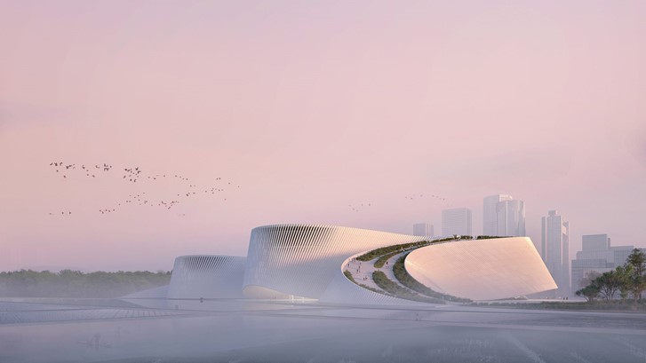 New Shenzhen Natural History Museum mimics the natural flow of a river