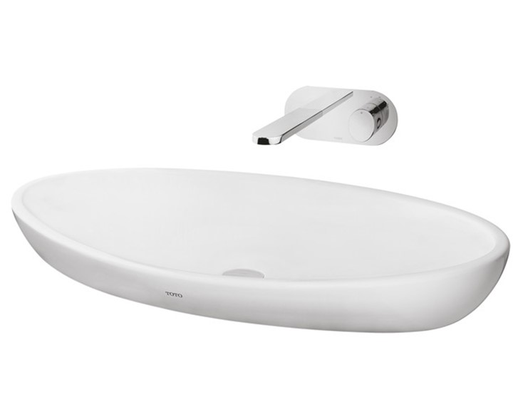 Toto Le Muse 800mm Oval Counter Top Basin