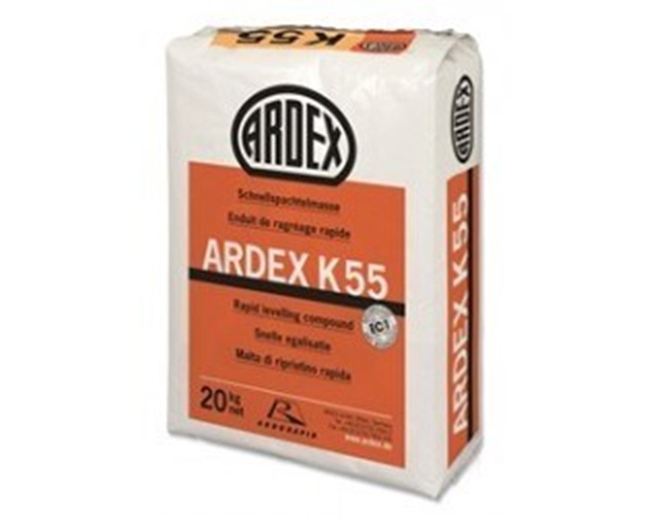 ARDEX K 55 - Rapid-Drying, Levelling & Smoothing Compound