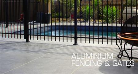 Aluminium fencing and gates
