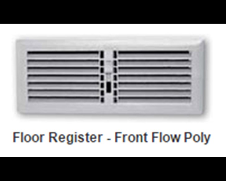 Simx Floor Registers - Front Flow Poly