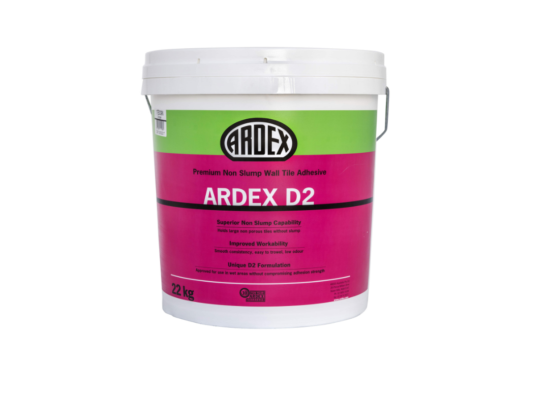 ARDEX D 2 - Premium, Non-Slump, Pre-Mixed, Wall Tile Adhesive