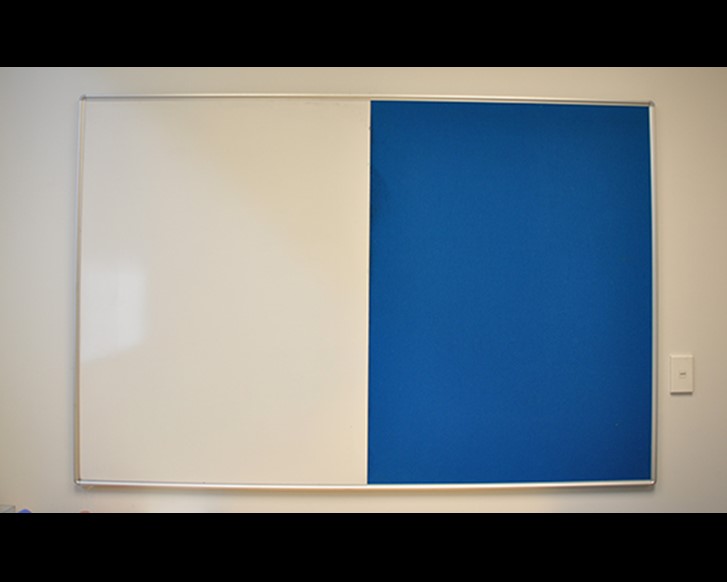 Whiteboard + Pinboard combination