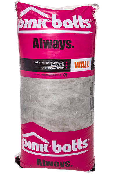 Pink® Batts® Silencer® wall acoustic insulation