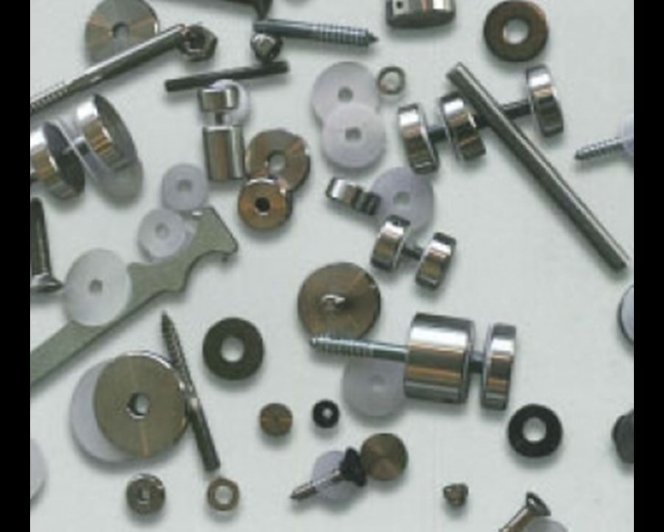 Glass Button and Glass Fixings Heads