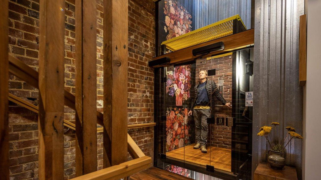 Customised elevator brings creative flair to historic building renovation