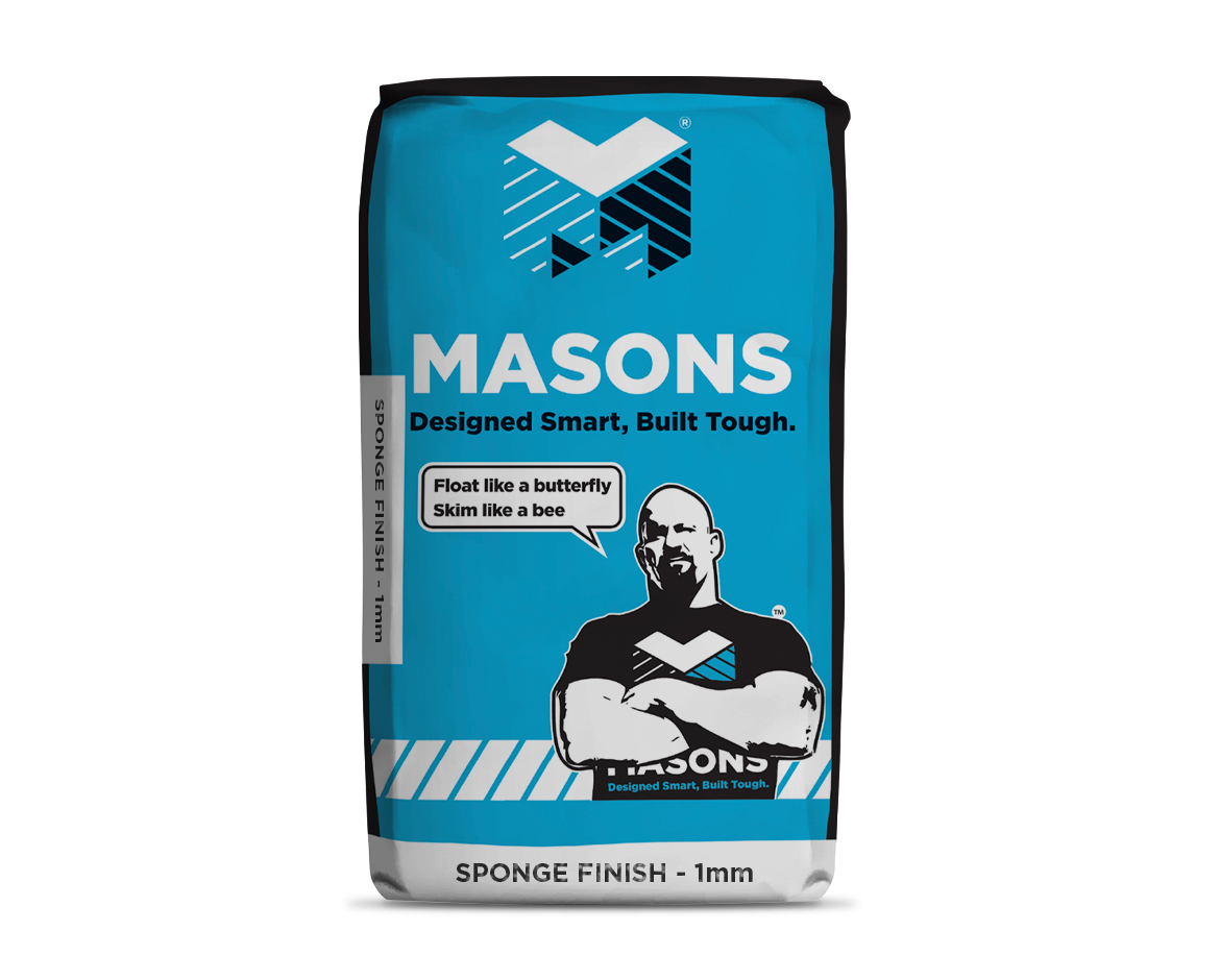 Masons Plaster Sponge Finish 1mm