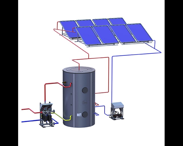 HS Series Solar Water Heating Package