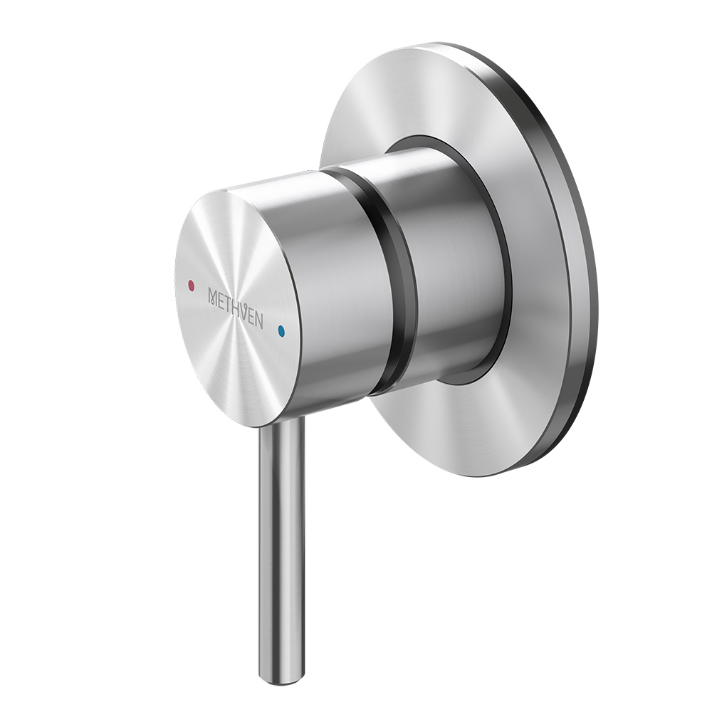Tūroa Shower Mixer (Stainless Steel)