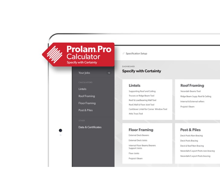 Prolam Pro. Online Specifier